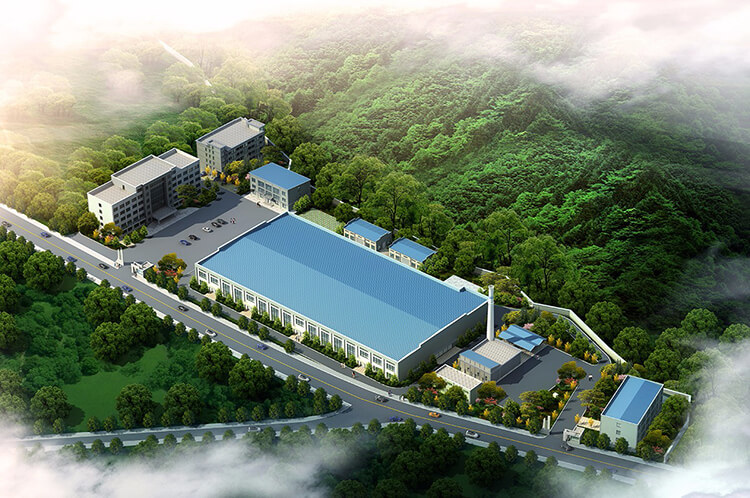 云南乍甸乳业有限公司新厂建设鸟瞰图
